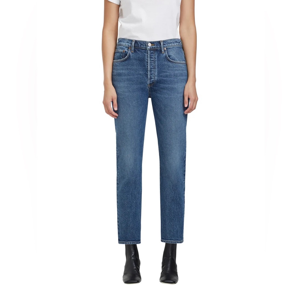 AGOLDE - Straight Riley Crop Jeans Denim in Transfer size 30